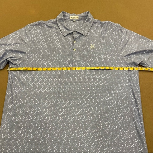 Men’s Peter Millar Summer Comfort Quixote Golf Club Logo Polo Size XXL - Picture 7 of 8